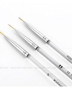 พู่กันเพ้นท์ลายเล็บ 1ชุดมี3ขนาด