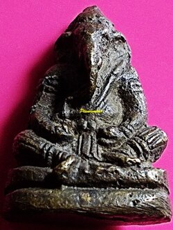 พระพิฆเนศ เจ้าคุณศรี(สนธิ์) วัดสุทัศน์ พิมพ์สองกร ออกโบสถ์พราหมณ์