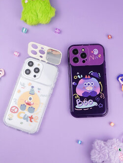 เคสโทรศัพท์ iPhone City Dog เคสนิ่ม มีกระจก พวงกุญแจตุ๊กตา สำหรับ11/14ProMax