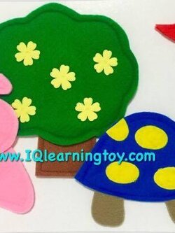 ชุดสนุกติดแม่เหล็กเล่านิทานเรื่องกระต่ายกับเต่า จัดส่งฟรี