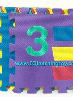 EVA-โฟมสอนเรื่องคณิตศาสตร์ ตัวเลขและจำนวนนับ 1-10 พร้อมสอนเรื่องรูปทรงและสีสันต่างๆ ส่งฟรี