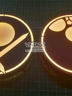 ป้ายกล่องไฟ วงกลม