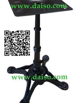 จำหน่าย ขาโต๊ะเหล็กสำเร็จรูป ขาโต๊ะ4แฉกลายโรมัน ขาโต๊ะเหล็กหล่อ4แฉกสวย_T-176N