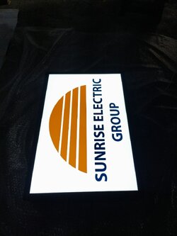 งานป้ายกล่องไฟ