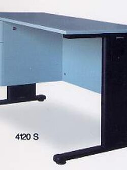 โต๊ะทำงาน 2 ลิ้นชัก ขาเหล็ก 4120S