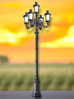 เสาอลูมิเนียมหล่อ สูง 600 ซม พรีออร์เดอร์ Pre-order