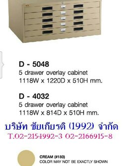 ตู้เก็บแบบ/แผนที่ A0-A1 : D-5048, D-4032