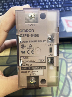 Solid State Relay OMRON รุ่น G3PE-545B ( 45A, 12-24VDC) NEW