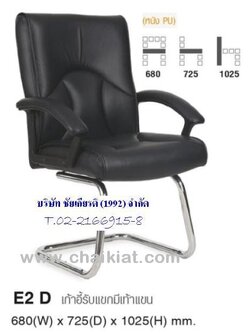 เก้าอี้รับแขกมีเท้าแขน E2D