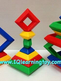 ปิรามิดสลับสี เป็นของเล่นฝึกไอคิว ฝึกสมอง เป็นของเล่นปลายเปิดให้เด็กๆเกิดความคิดสร้างสรรค์ เพื่อวางให้เป็นรูปร่างต่างๆได้หลากหลาย ส่งฟรี