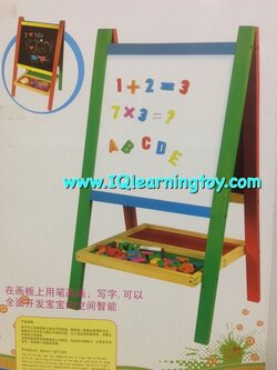 Multipurpose study Big drawing boards - กระดานไม้สองด้าน ประกอบด้วยกระดานไวท์บอร์ดขนาดใหญ่ และกระดานดำอีก 1 ด้าน ส่งฟรี