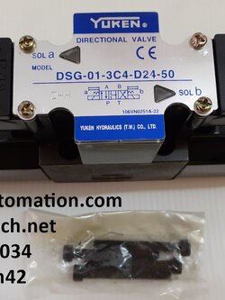 Hydraulic Solenoid Valve YUKEN รุ่น DSG-01-3C4-D24-50