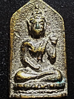 เหรียญหล่อเจ้าคุณศรี(สนธิ์) พิมพ์พุทธกวัก เนื้อโลหะผสม ปี 2493-94