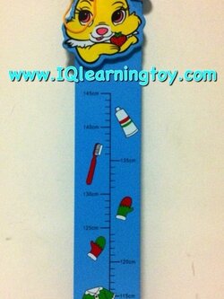 วัดส่วนสูง-งานไม้ลวดลายกระต่ายน้อยน่ารัก งานไม้ทั้งแผ่นสีสดใส เพื่อวัดระดับความสูงของเด็ก บันทึกการเจริญเติบโต วัดได้ตั้งแต่ 70 cm.-150 cm. ส่งฟรี