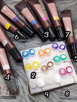 เจล5D เจลปั้นนูน5D เจลนูนหลอด ขนาด15g