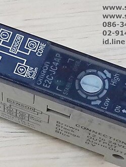 Proximity Sensor ยี่ห้อ Omron รุ่น E2C-JC4AP (Used) ทั้งชุด