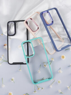 เคสโทรศัพท์ Samsung Razer เคสใส ขอบสี สำหรับ SS A54 5G/A34 5G