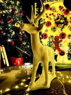 รวมกวางเรนเดียร์คริสต์มาสตกแต่ง