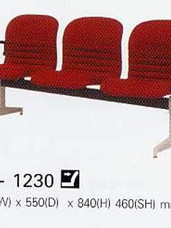 เก้าอี้แถว 3 ที่นั่ง รุ่น LB-1230