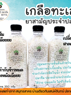 เกลือทะเล เกลือสมุทร เกลือสำหรับปลากัด