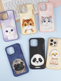 เคสโทรศัพท์ iPhone Nimmy เคสผ้าปัก ปักลาย3D รูปสัตว์ สำหรับ14ProMax/14Pro/14/13ProMax
