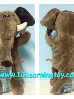 หุ่นมือตัวสัตว์ รูปช้าง ขยับแขนได้ ขนนุ่มมาก รุ่นนี้พิเศษคือ จะมีทั้งตัวแขนขา พร้อม ส่งฟรี