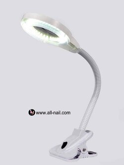 โคมไฟแบบหนีบ มีเลนส์ขยาย