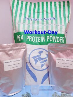 Pea Protein Isolate โปรตีนถั่วลันเตา ขนาด 500กรัม