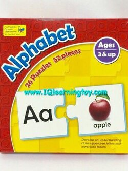 Alphabet แผ่นภาพสอนคำศัพท์ภาษาอังกฤษ พร้อมภาพประกอบ สอนจับคู่พยัญชนะกับภาพที่ตรงและคำศัพท์ภาษาอังกฤษ จัดส่งฟรี