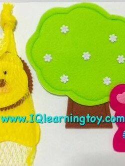 สื่อสอนสนุกชุดติดแม่เหล็กเล่านิทานเรื่องราชสีห์กับหนู จัดส่งฟรี