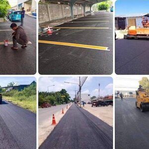 รับทำถนนลาดยางหน้าบ้าน โทร 062-8794497 รับทำลานจอดรถ สร้างถนนลาดยาง รับเคลียร์พื้นที่ ทำพื้นหินคลุก คอนกรีตพิมพ์ลาย