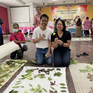ชอบไหมเข้าร่วมอบรมการทำ Eco Print