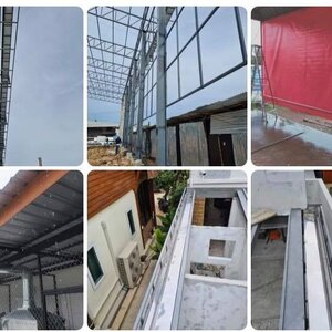 ช่างทำรางน้ำฝน โทร 095-5375654 รางน้ำฝน สังกะสี สแตนเลส ไวนิล เครื่องดูดควัน ปล่องระบายควัน