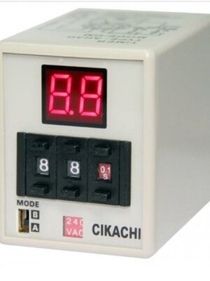 Digital Timer CIKACHI รุ่น AH3D-DM ( 240VAC / 380VAC ) NEW