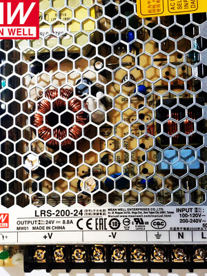 Power Supply MeanWell LRS-200-24 ใหม่มีกล่อง
