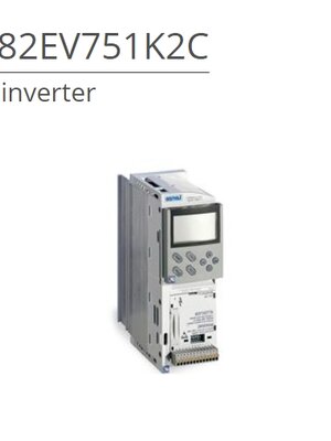 Lenze Inverter 8200 .0.75kw/1HP E82EV751K2C