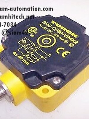 Inductive Sensor ยี่ห้อ TURCK รุ่น BI40-CP80-VP4X2 (ใหม่ไม่มีกล่อง)