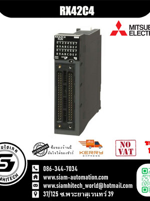 PLC DC INPUT Mitsubishi รุ่น RX42C4 NEW
