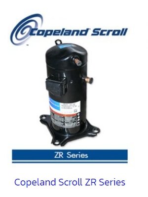 ZR45K3-PFJ-511 Copeland Scroll Compressor 1HP/R22/38,900BTU