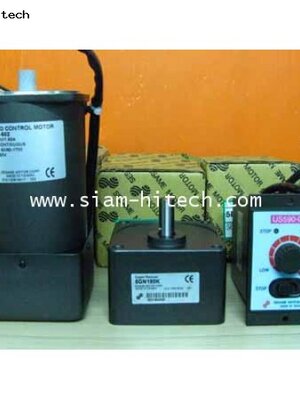 SPEED CONTROL MOTOR รุ่น M590-602 220V 90W/GEAR HEAD 5GN180K/กล่องสปีดคอนโทรล (ของใหม่)