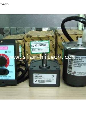 SPEED CONTROL MOTOR รุ่น M315-402 220V 15W/GEAR HEAD 3GN50K/กล่องสปีดคอนโทรล