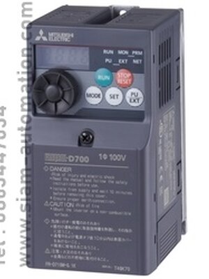 Mitsubishi Inverter รุ่น FR-E720-0.1K (มือสอง) AC200-240V 3เฟส