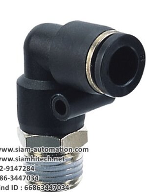 ข้อต่อลมงอ เกลียวนอก ยี่ห้อ CONEK รุ่น PL04-01 (NEW)