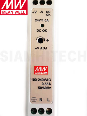 Power Supply MeanWell MDR-20-24 ใหม่มีกล่อง