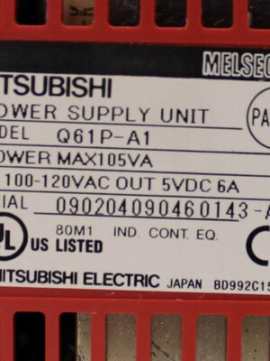 Q61 PLC Mitsubishi Power Supply