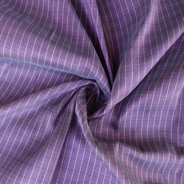 Thai Silk Tortoise-Shell Check (Kled Tao), Purple