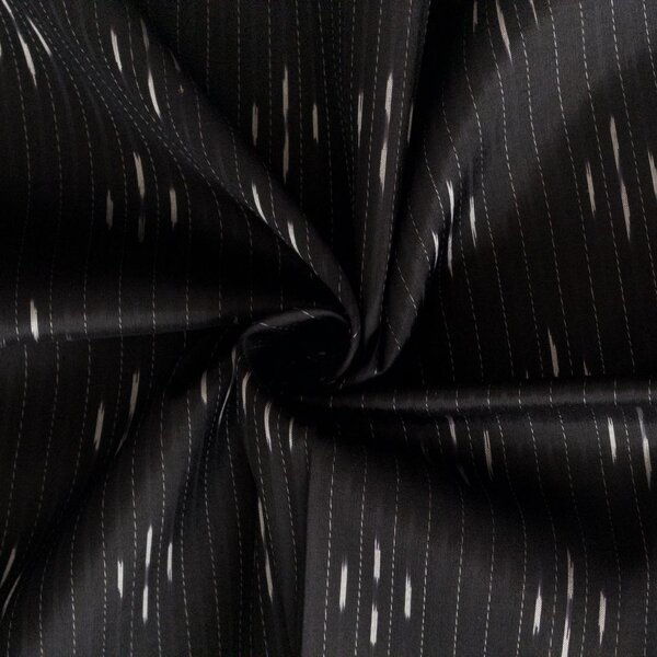 Ikat Silk, Kab Bua Cloth, Dok Kaew Pattern, Black