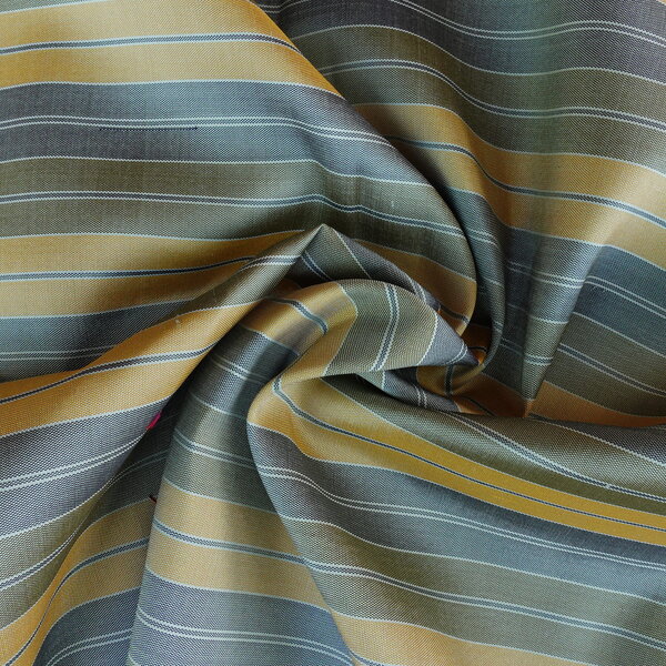 Silk Gingham Check, Dark Grey-Green