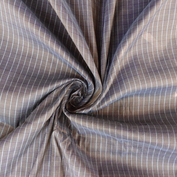 Silk Houndstooth, Bark Brown