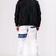 กางเกง JOGGER พรีเมี่ยม ผ้า COTTON รหัส SST 622 TAX JAP Blue สีขาว แถบน้ำเงิน
